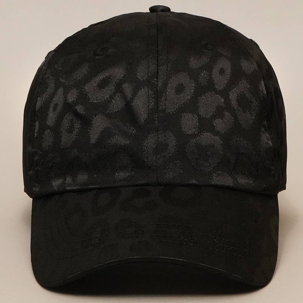 FASHION CITY TONAL LEOPARD PRINTED BASEBALL CAP Lippis