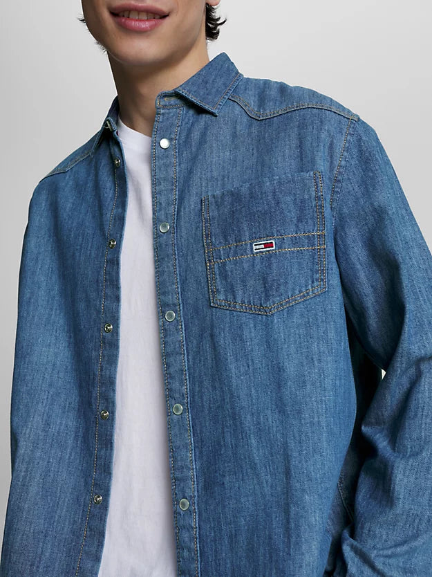 TJM RLX WESTERN DENIM SHIRT Paitapusero