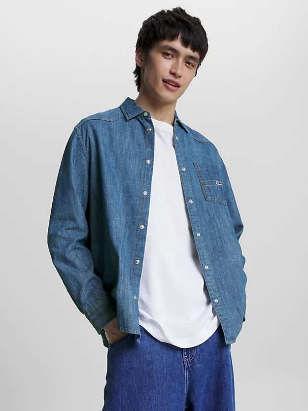 TJM RLX WESTERN DENIM SHIRT Paitapusero
