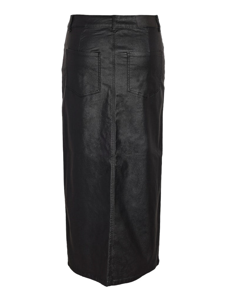 NMKATH NW LIT LONG SKIRT COATED BL NOOS Hame