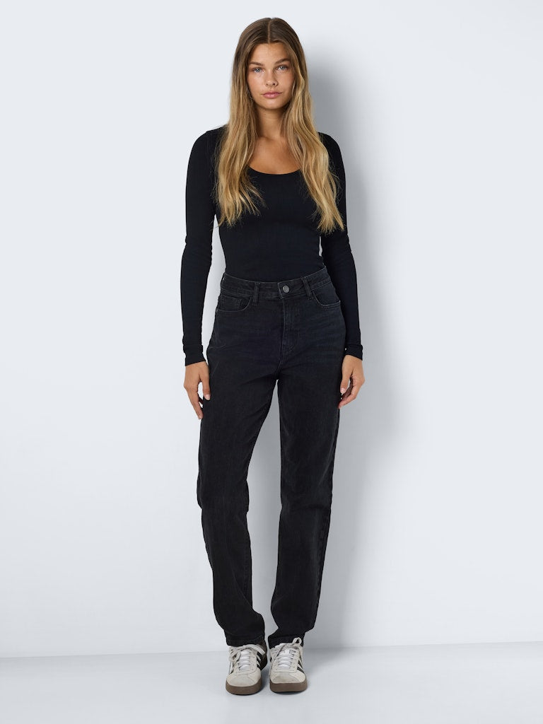 NMDAISY HW MOM FIT JEAN BLACK FWD NOOS Farkut