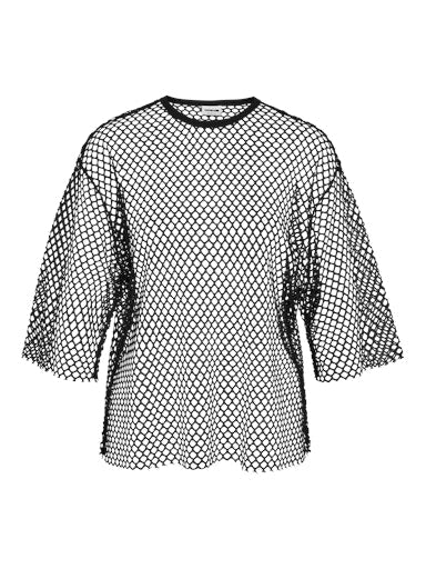 NMALLY 2/4 OVERZ FISHERNET TEE JRS T-paita