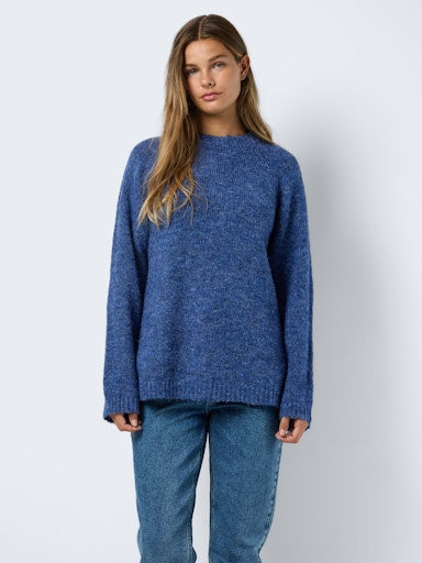 NMSUTTON L/S O-NECK TUNIC KNIT Neule
