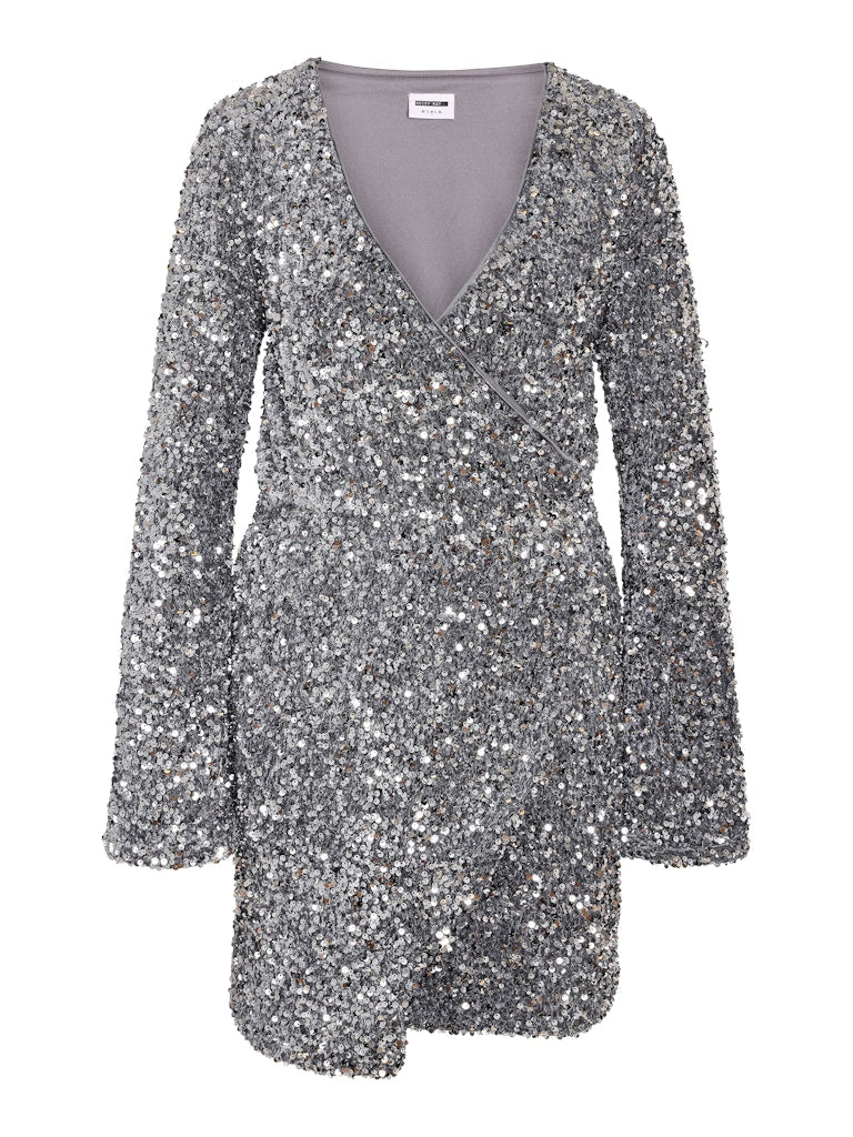 NMMIA L/S SEQUIN DRESS WVN Mekko