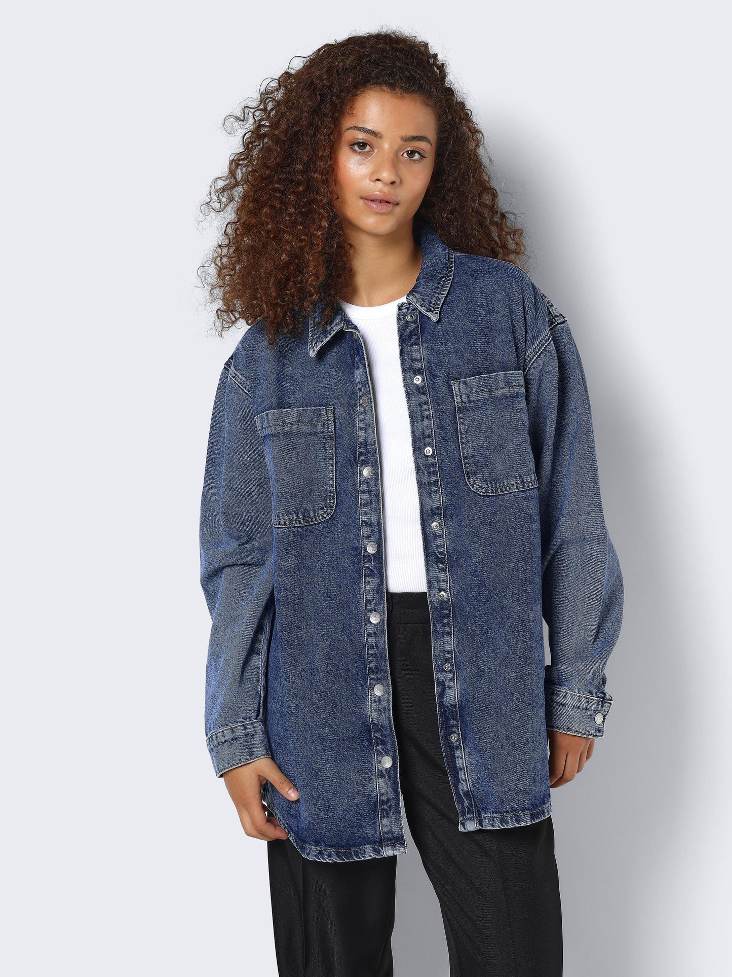 NMALVA L/S DENIM SHACKET Paitatakki