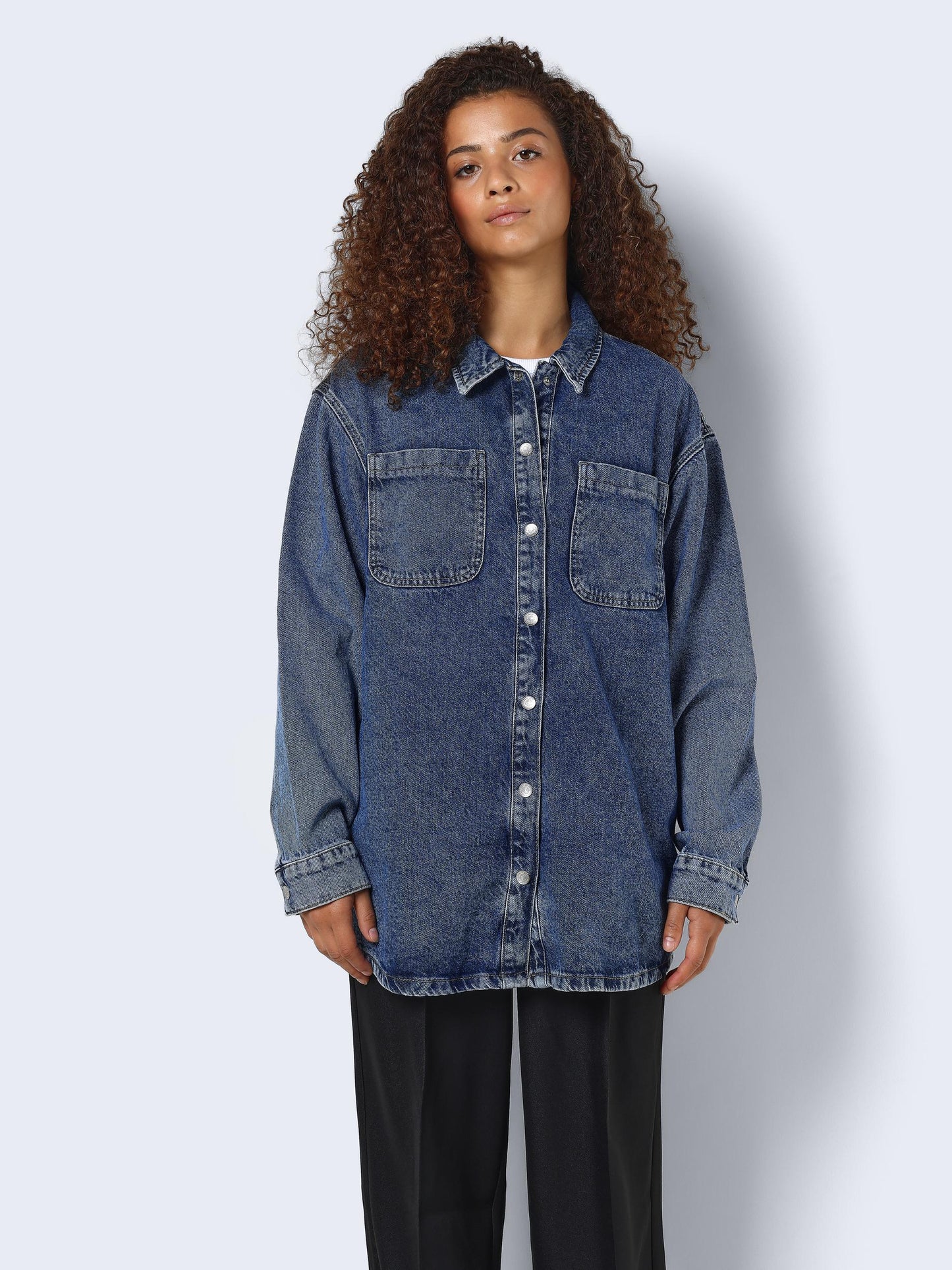 NMALVA L/S DENIM SHACKET Paitatakki