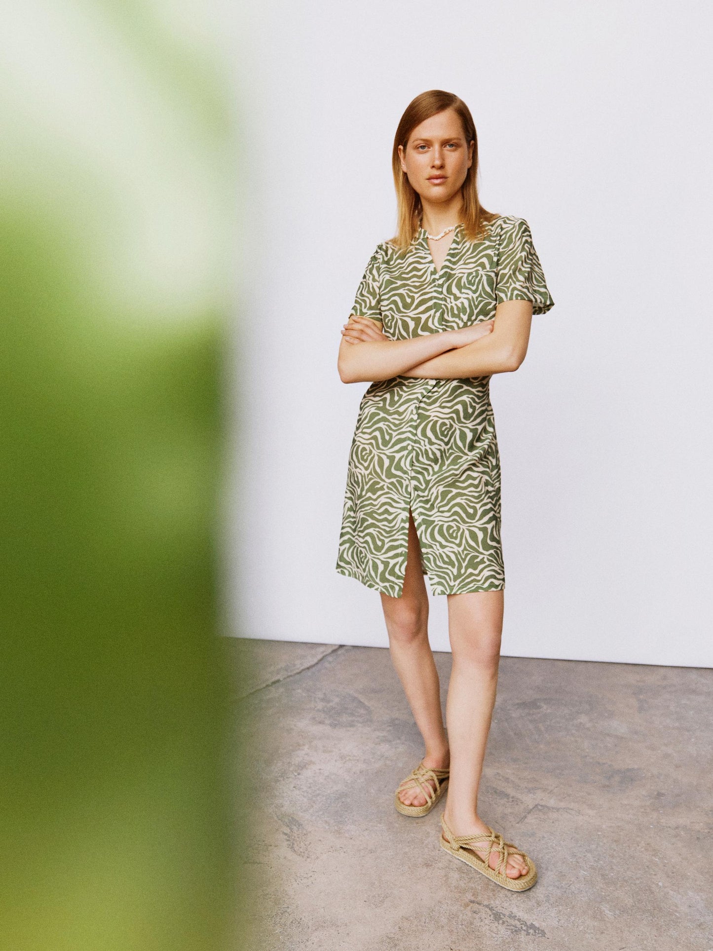 OBJSELINE S/S SHIRT DRESS NOOS Mekko