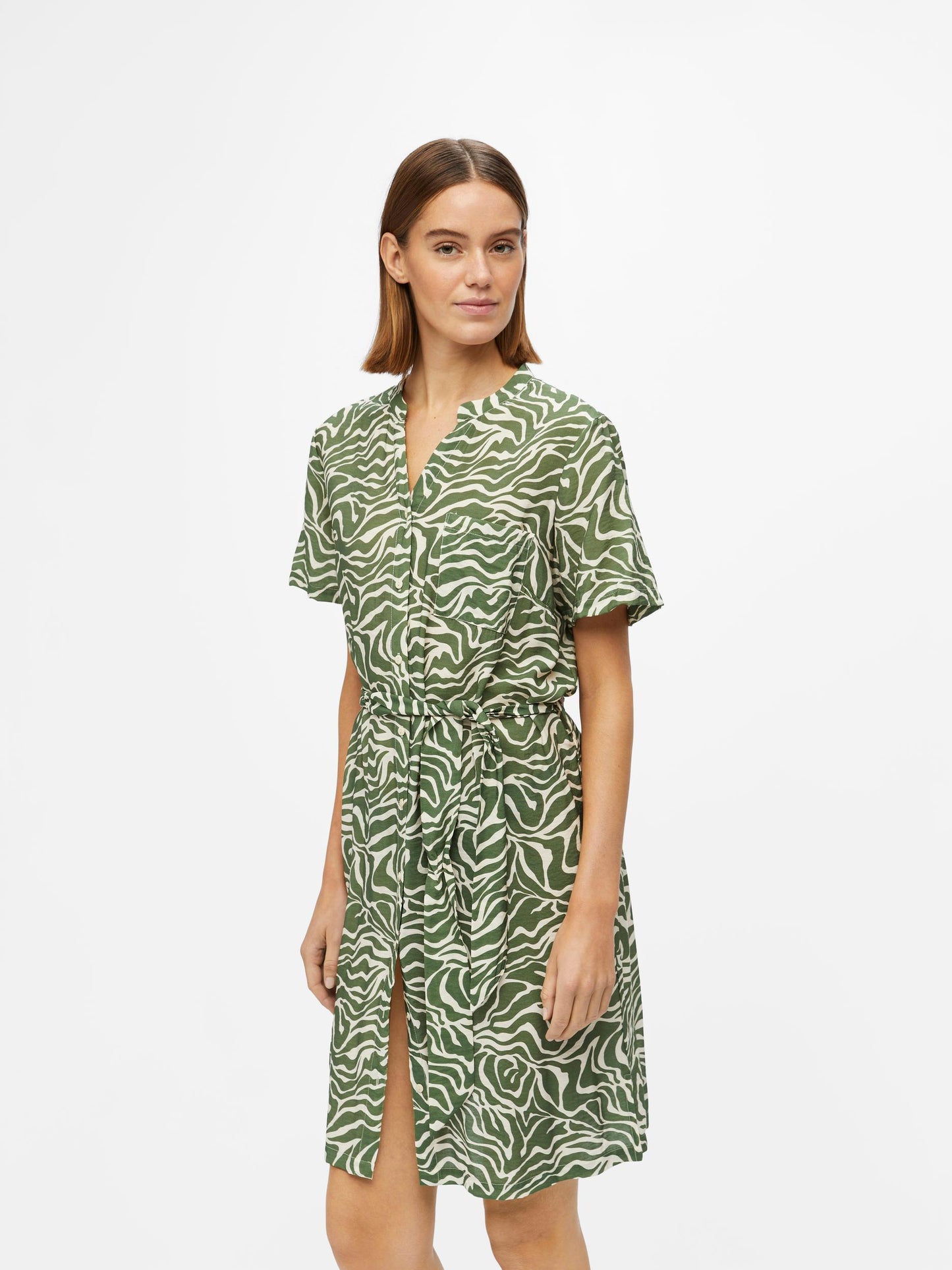OBJSELINE S/S SHIRT DRESS NOOS Mekko