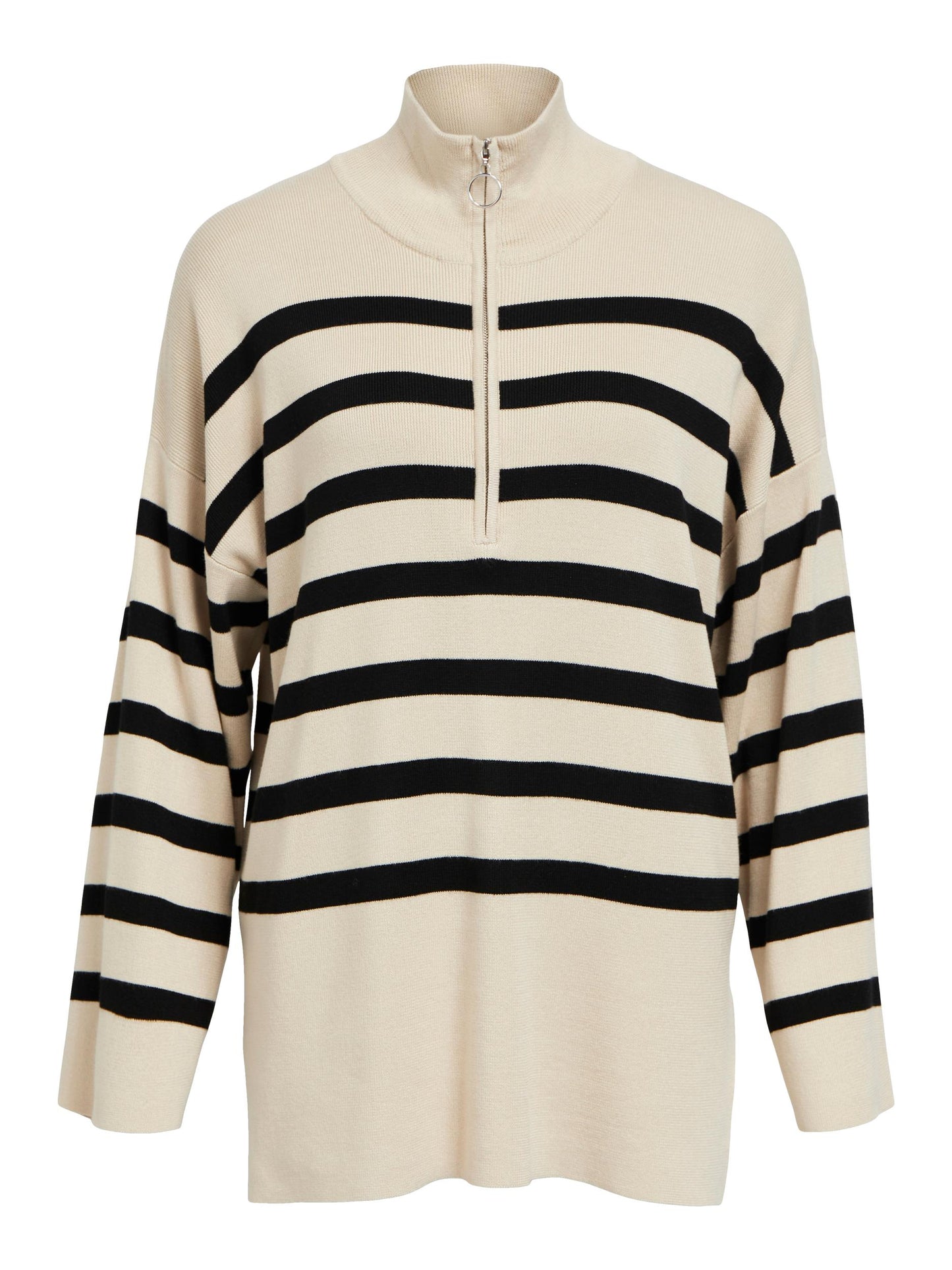 OBJESTER L/S KNIT ZIP PULLOVER Neule