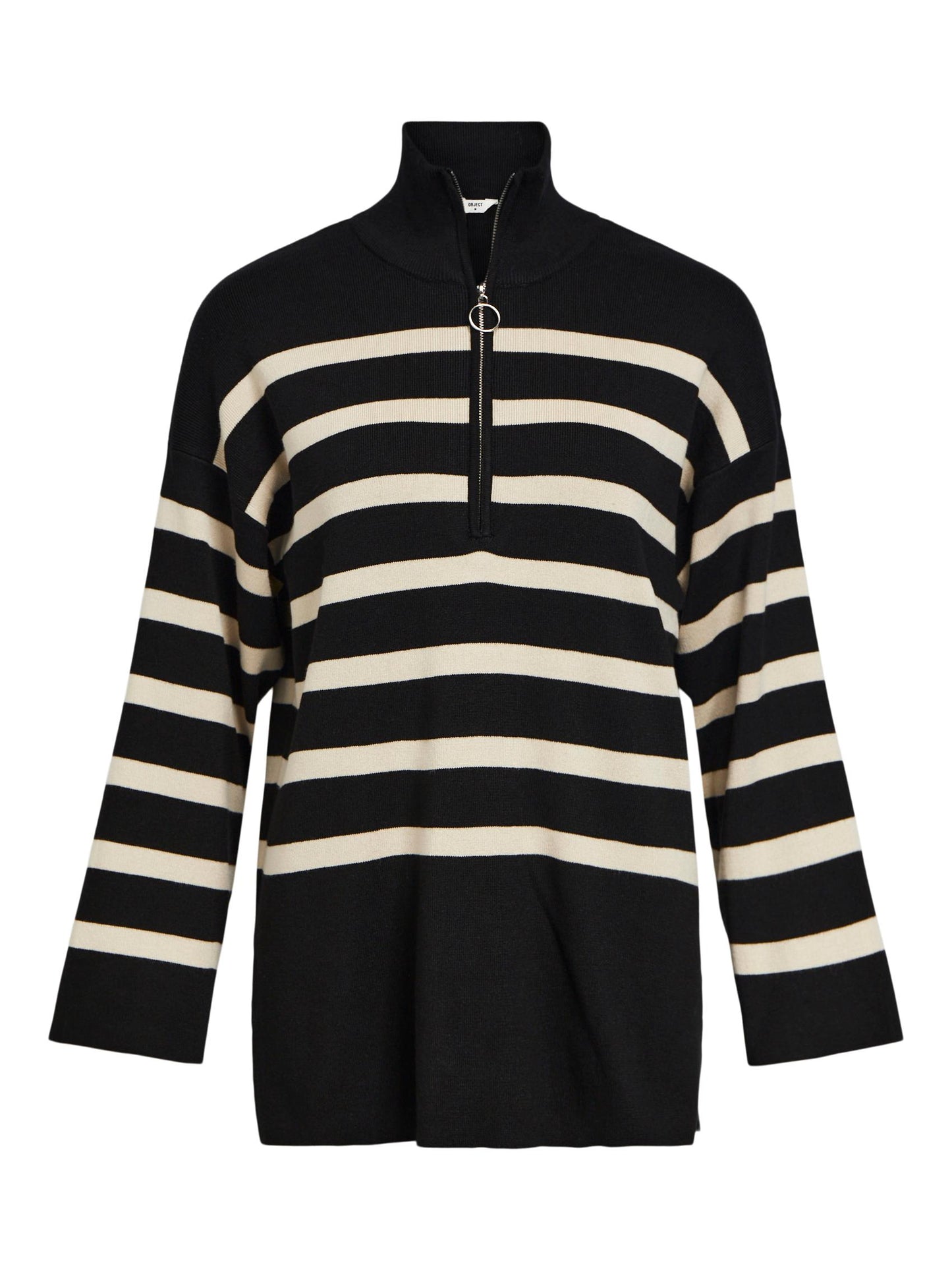 OBJESTER L/S KNIT ZIP PULLOVER Neule
