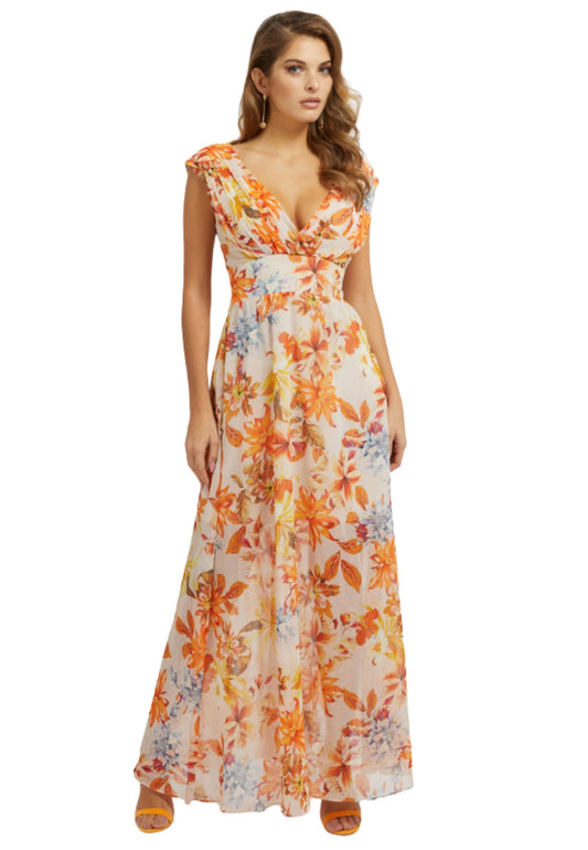 GUESS SL GILDA LONG DRESS Mekko