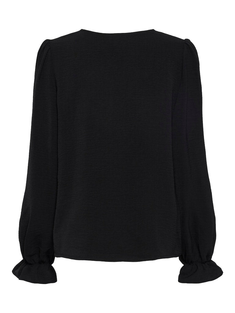 PCTIFFANY LS V-NECK TOP WVN NOOS BC Pusero
