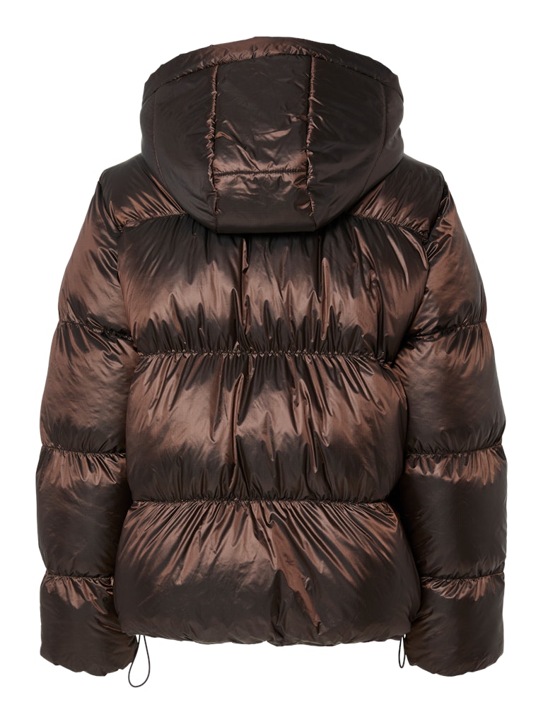 PCMILLA SHINY PUFFER JACKET W. HOOD Toppatakki