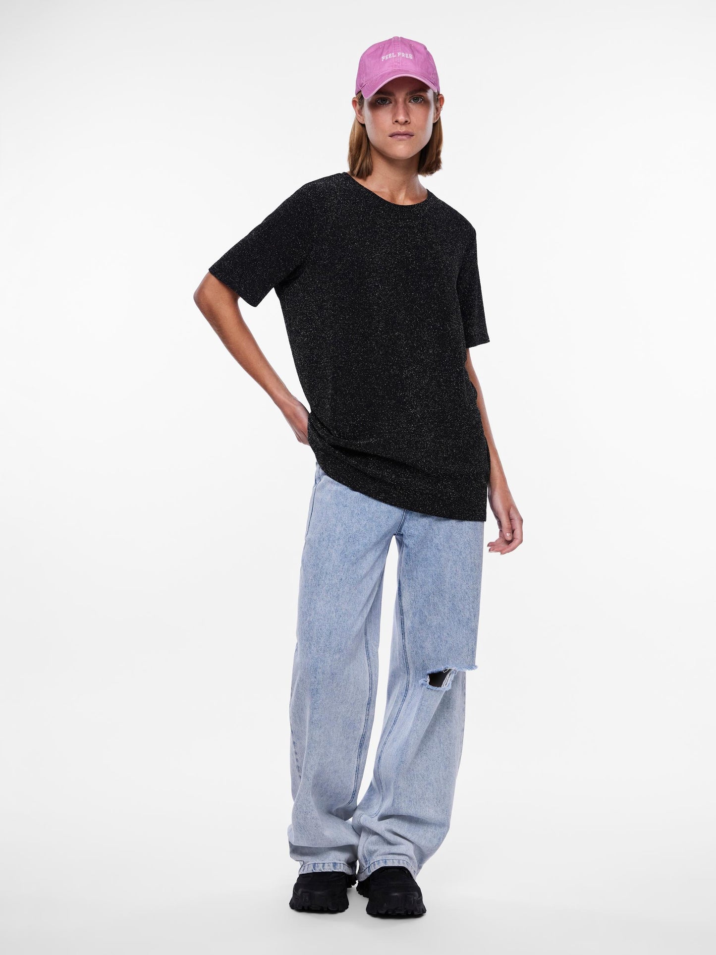 PCLINA SS OVERSIZE TEE Paita