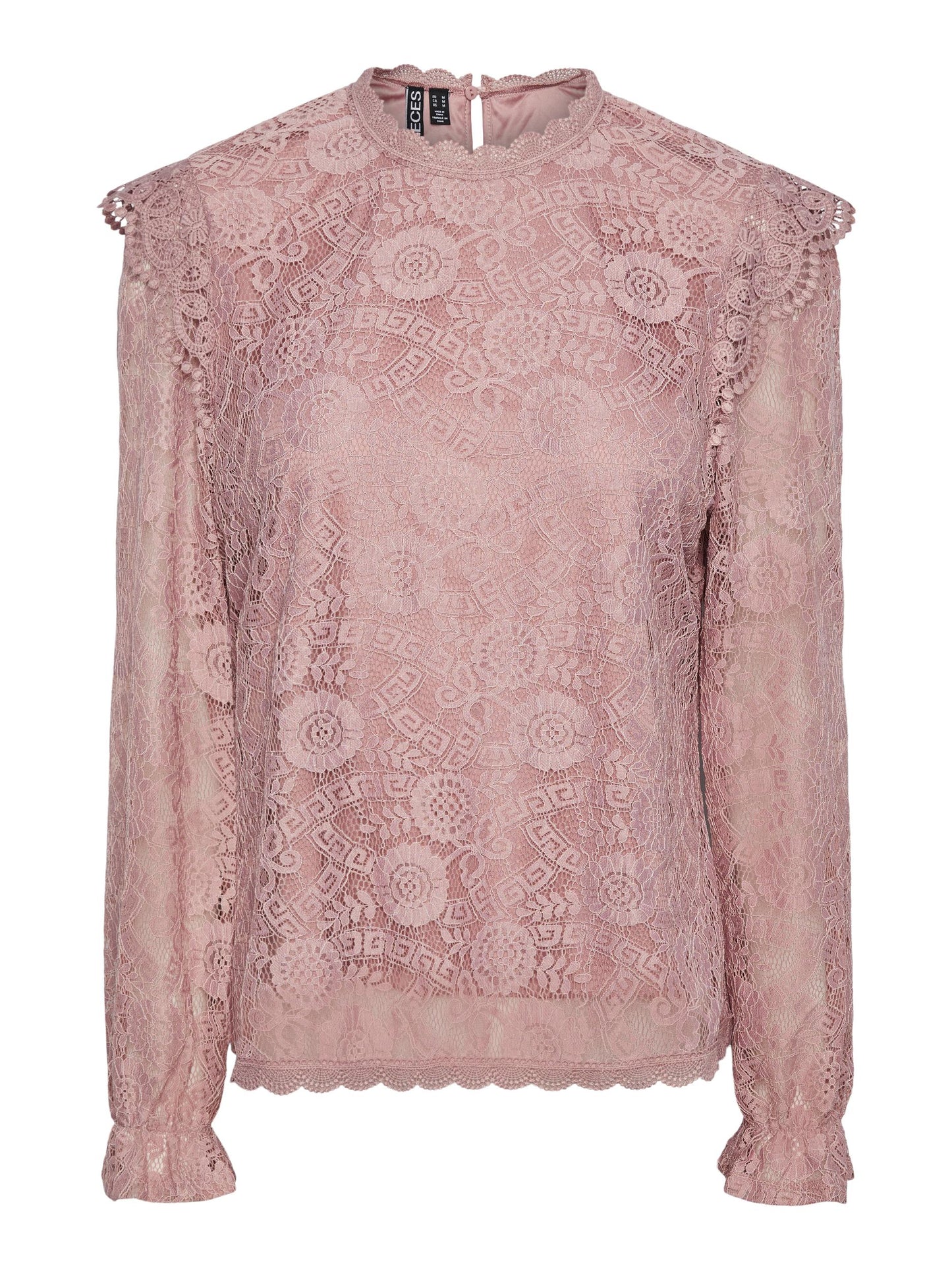 PCOLLINE LS LACE TOP NOOS BC Pusero
