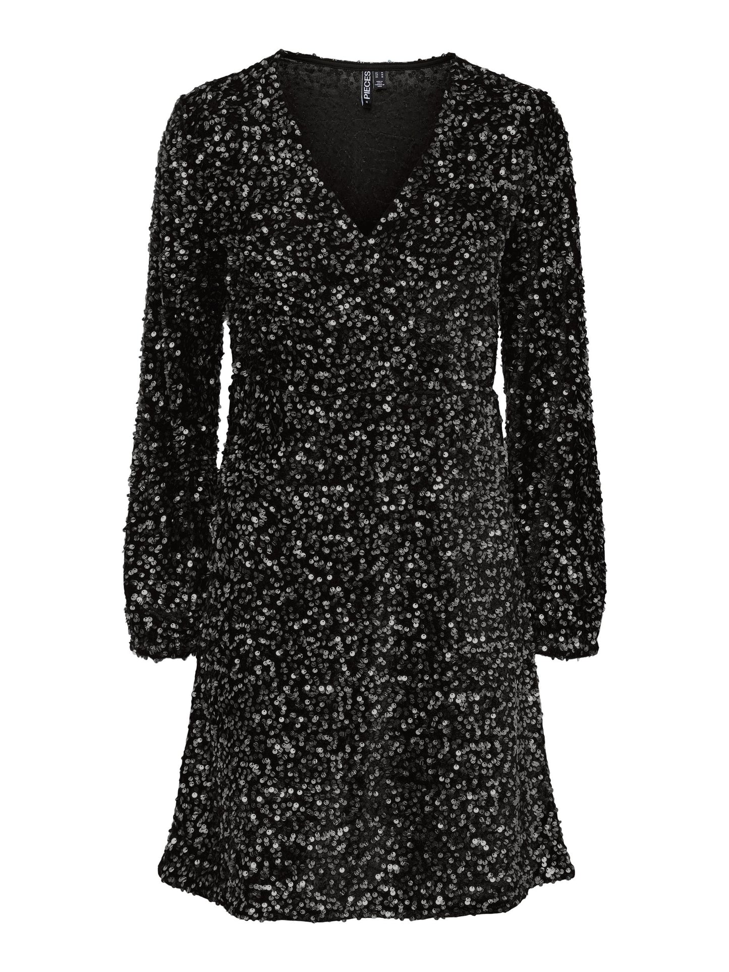 PCKAM LS WRAP DRESS BC Mekko