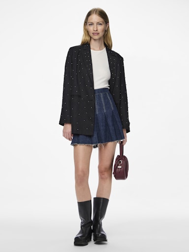 PCRU LS EMBELISH BLAZER Bleiseri