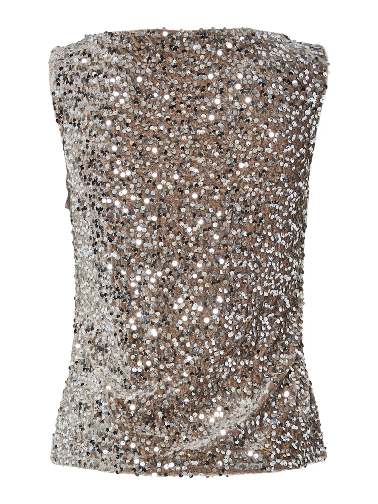 PCKAM TANK TOP JRS BC Paljettitoppi