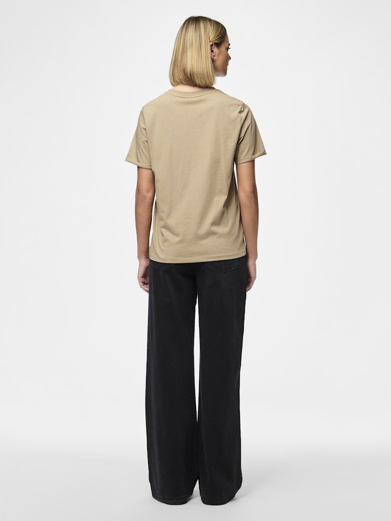 PCRIA SS FOLD UP SOLID TEE NOOS T-paita