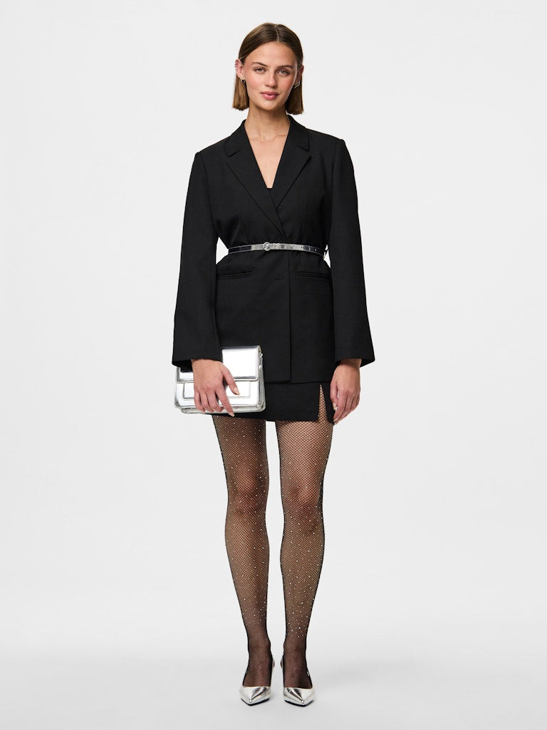 PCCLAIRE FISHNET GLITTER TIGHTS NOOS Sukkahousut