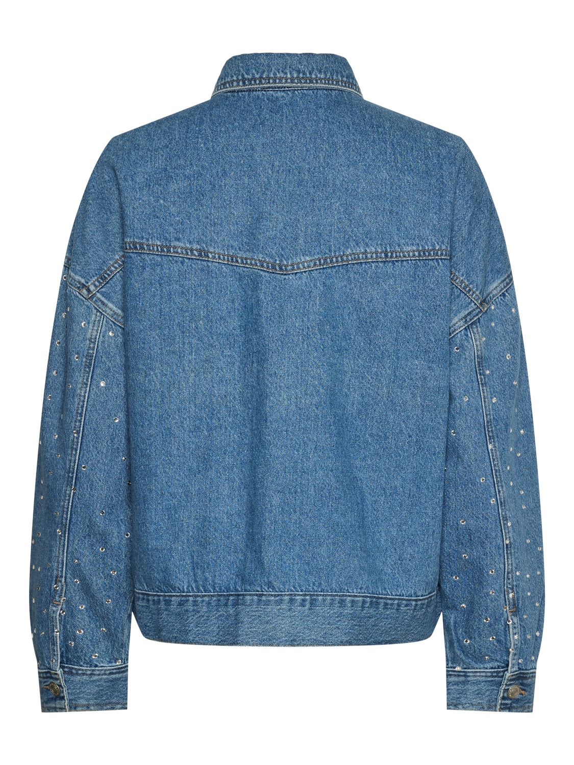 PCSKY RHINESTONE JACKET Farkkutakki