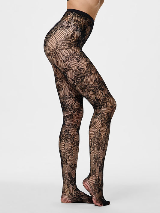 PCJANE JACQUARD TIGHTS NOOS Sukkahousut