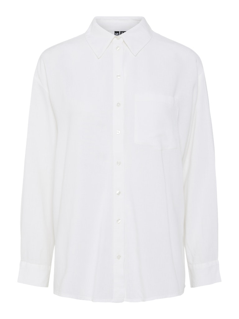 PCPIA LS LOOSE SHIRT WVN NOOS Paitapusero