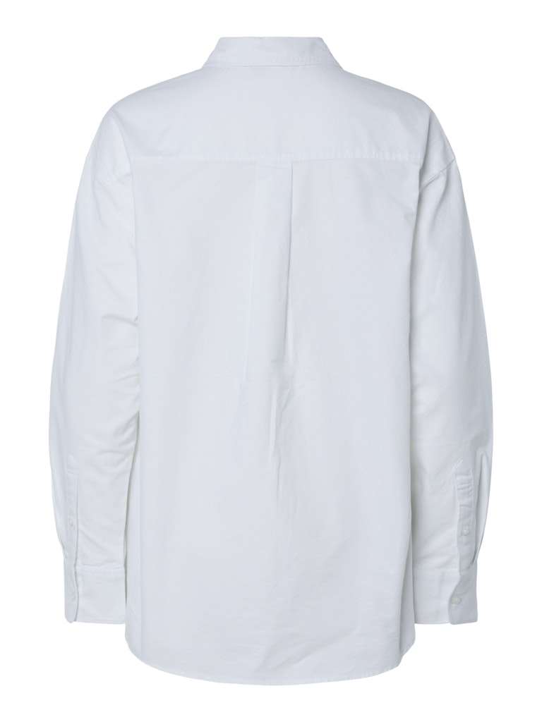 PCPOPPY LS OXFORD LOOSE SHIRT WVN NOOS Kauluspaita