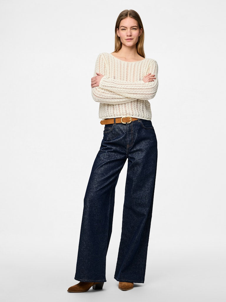 PCSIRI LS SHORT BOATNECK KNIT BC Pusero