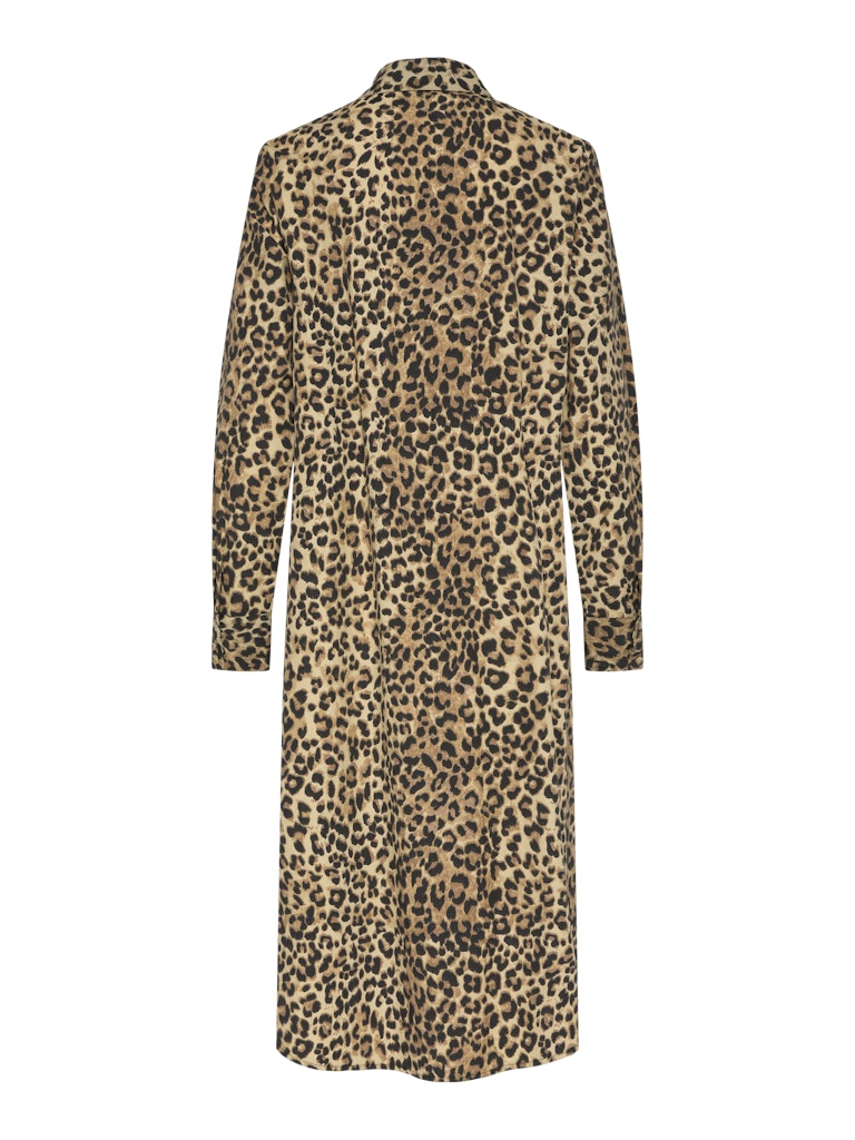 PCSLOE LS MIDI SHIRT DRESS WVN BC Mekko