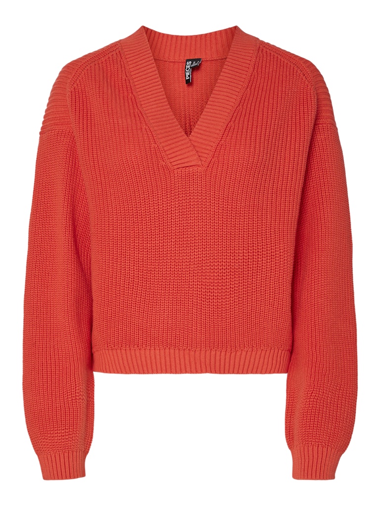 PCSISE LS V-NECK KNIT BC Neulepusero