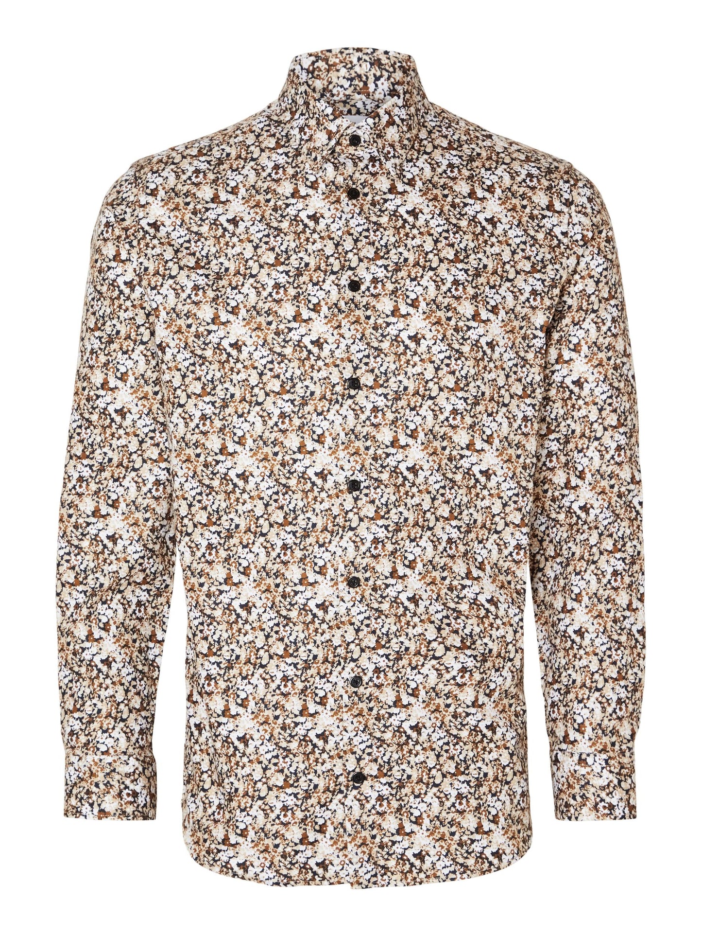 SLHSLIM-ETHAN-AOP SHIRT LS Kauluspaita