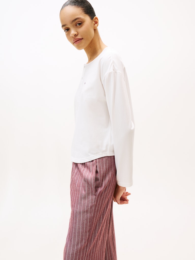 TJW GIFT LS TEE FLNL SET W.SLIPPERS Pyjama lahjasetti