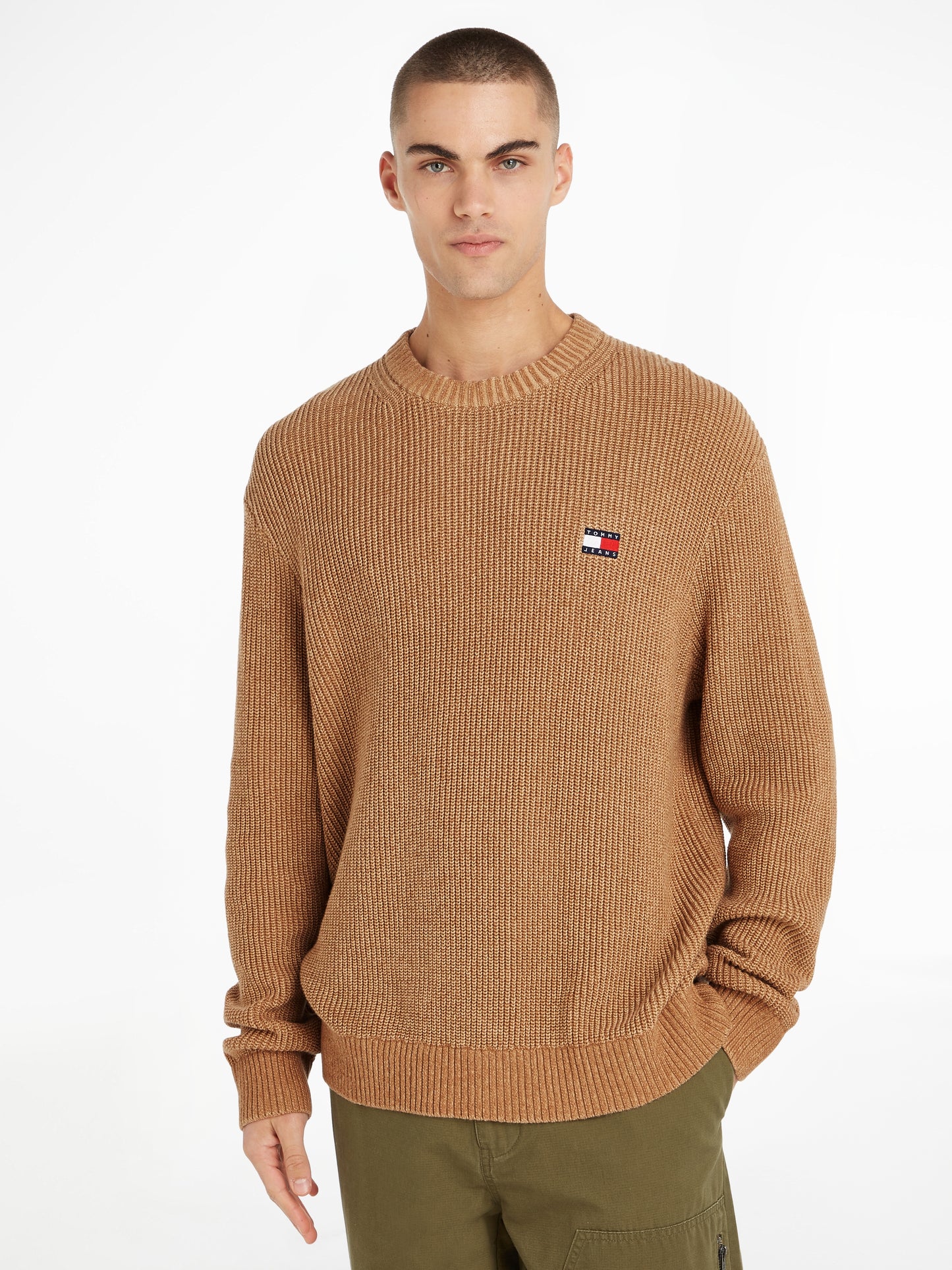TJM REG TONAL XS BADGE SWEATER  Neulepusero
