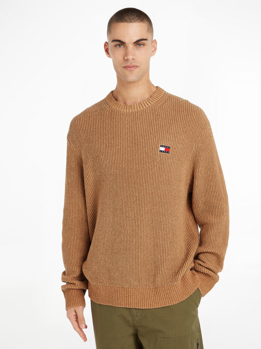 TJM REG TONAL XS BADGE SWEATER  Neulepusero
