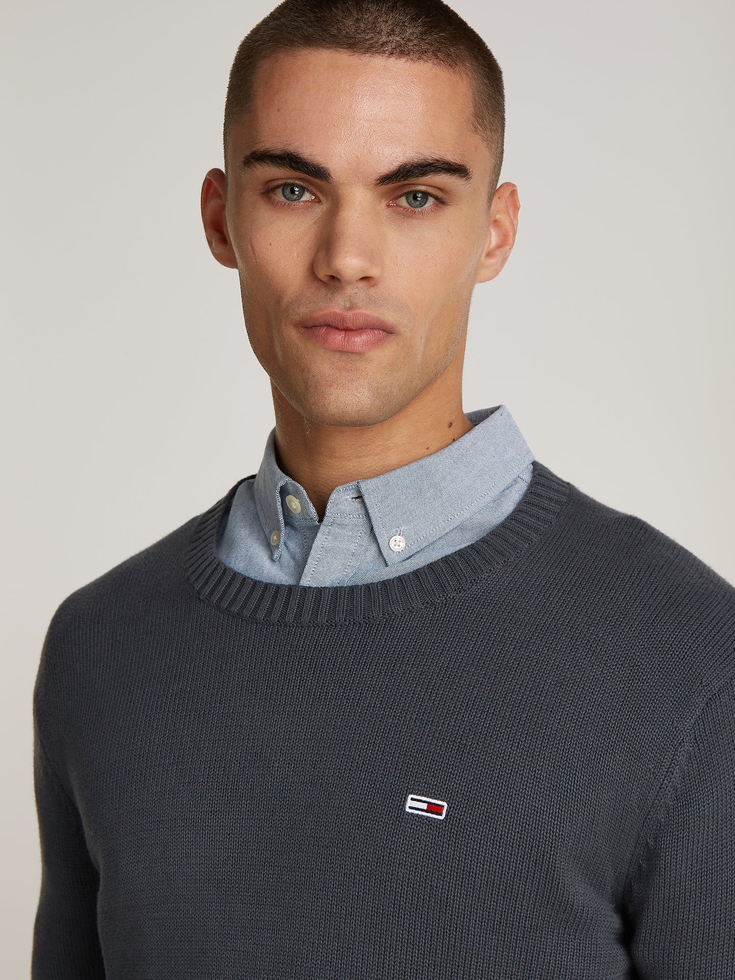 TJM SLIM ESSNTLS C-NECK SWEATER Neule