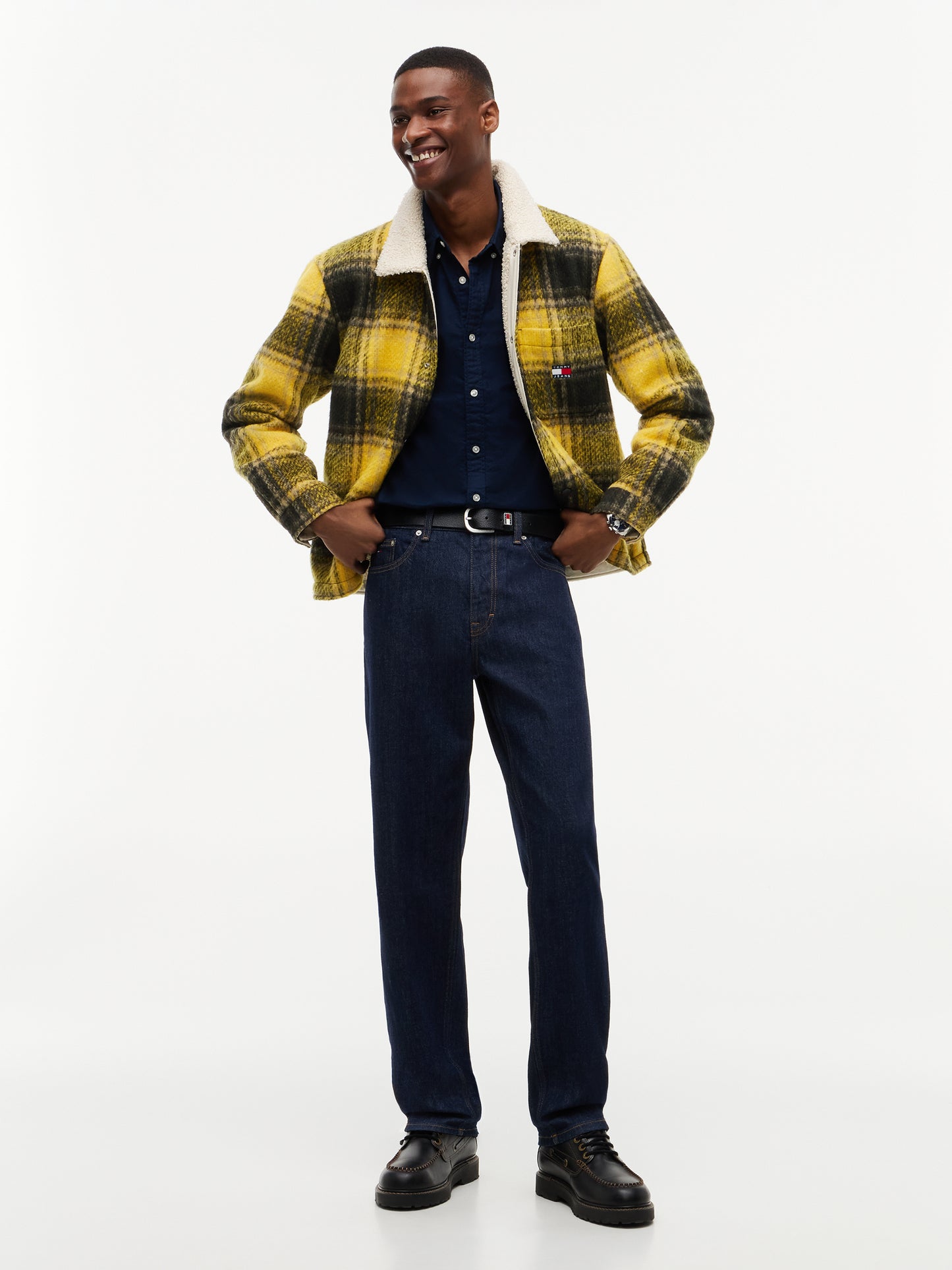 TJM TEDDY COLLAR BRUSHED SHACKET Takki
