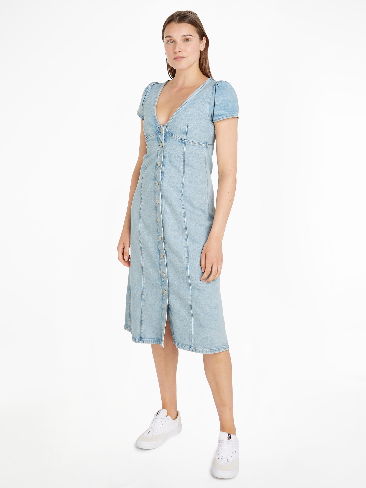 TJW SHORT SLEEVE MID DRESS Mekko