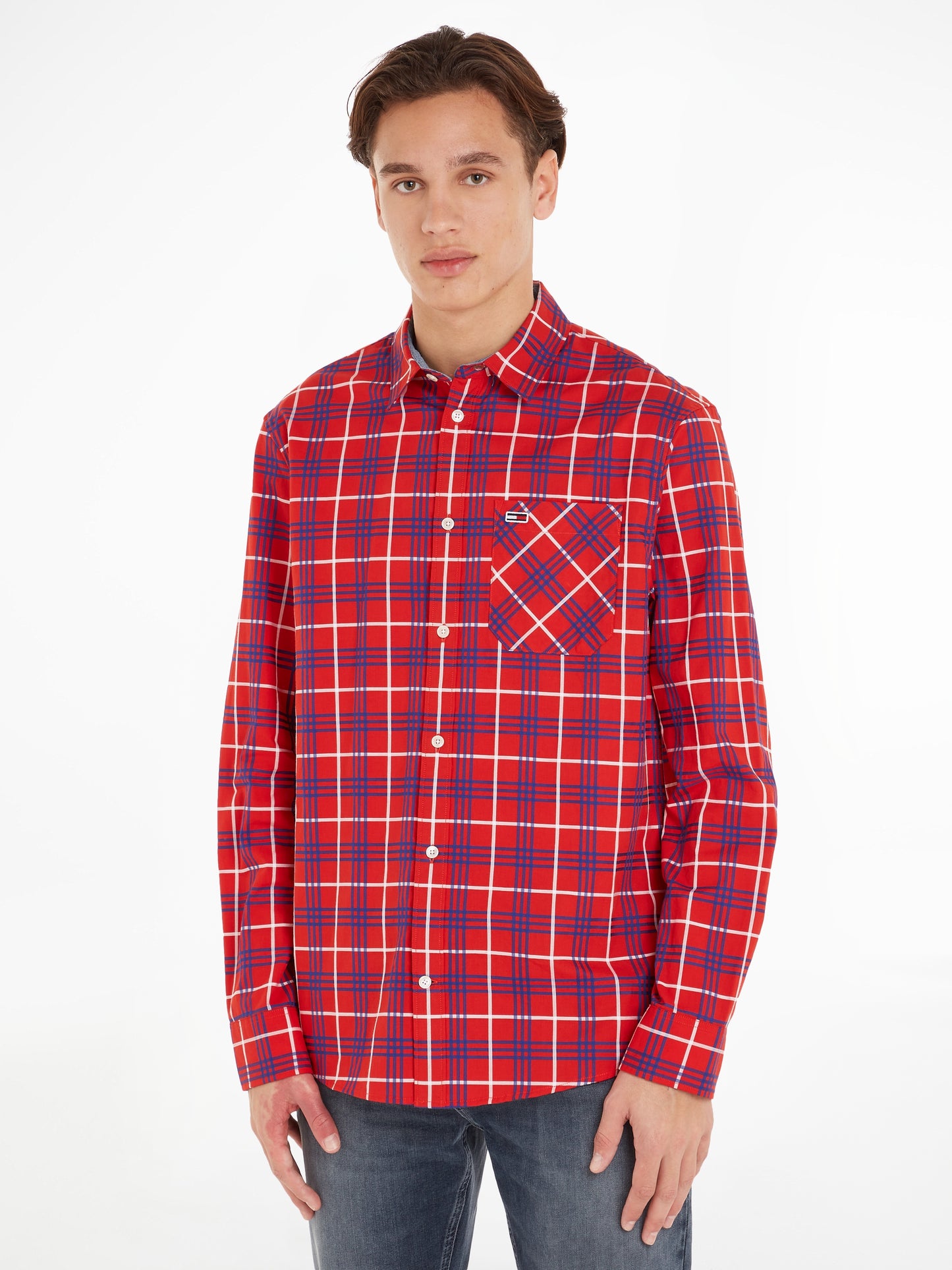 TJM CLSC SMALL CHECK SHIRT Paitapusero
