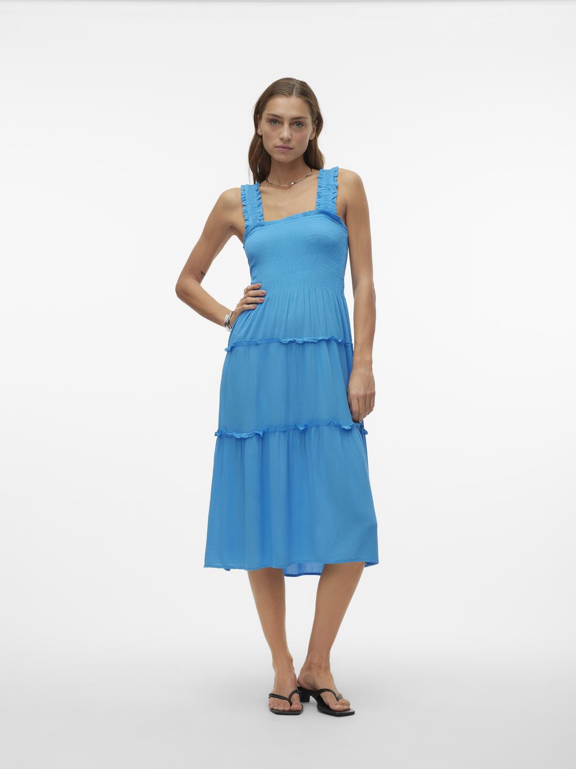 VMMENNY SL SMOCK CALF DRESS WVN GA Mekko