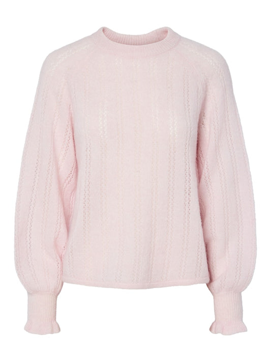 YASORIMA LS WOOL BLEND KNIT PULLOVER Neulepaita