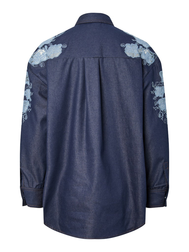 YASLINEA LS SOFT DEMIM SHIRT Farkkupaita