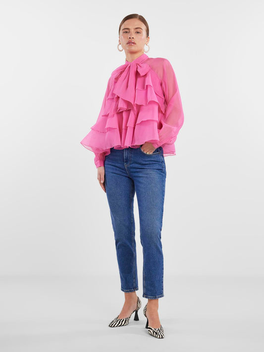 YASELOISE LS SHINY TOP Paitapusero