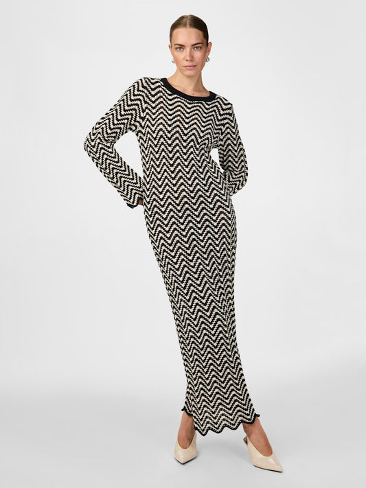 YASWHIZ LS ANKLE KNIT DRESS Neulemekko