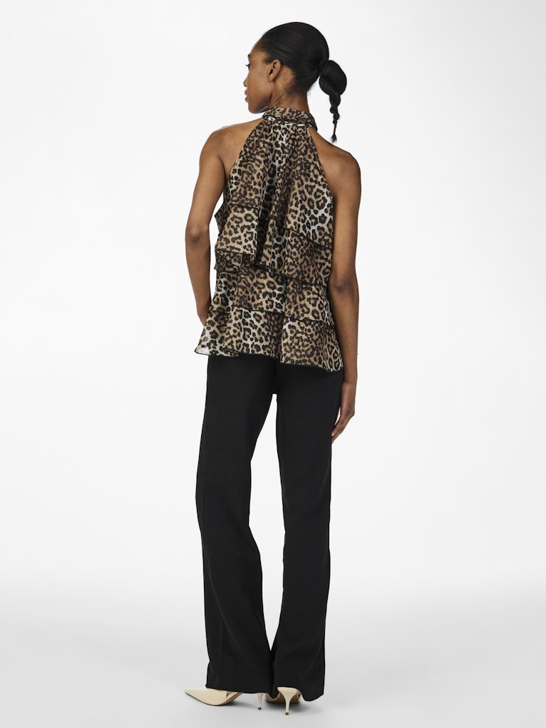 YASELOISE HALTERNECK TOP Lyhythihainen toppi