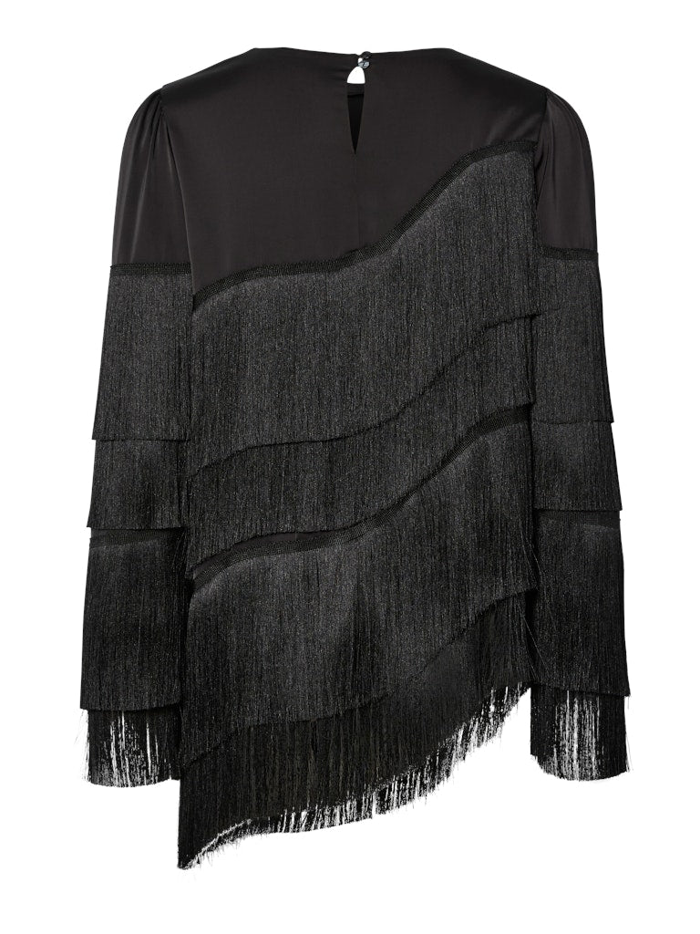 YASPELLA FRINGE LS TOP Pusero