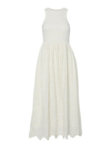 YASMIRI SL LONG EMROIDERY DRESS S EX Mekko