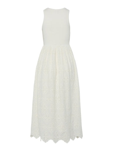 YASMIRI SL LONG EMROIDERY DRESS S EX Mekko