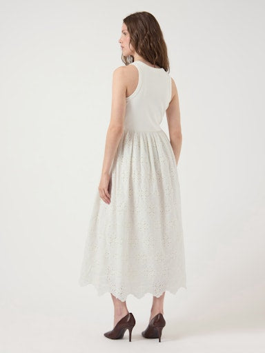 YASMIRI SL LONG EMROIDERY DRESS S EX Mekko
