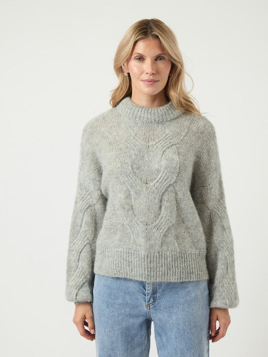 YASLURIS LS WOOL BLEND KNIT PULLOVER Neulepusero